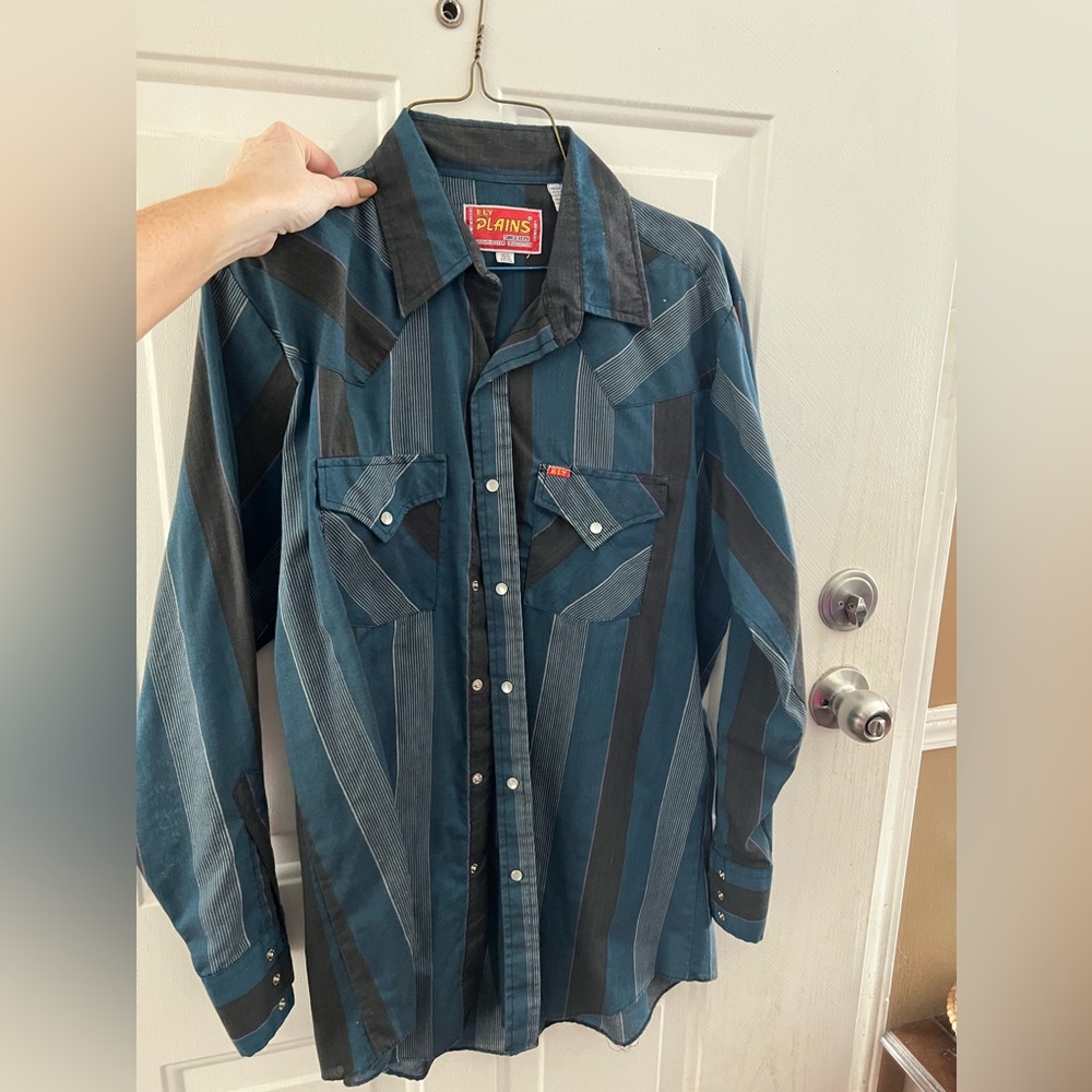Vintage western button down shirt